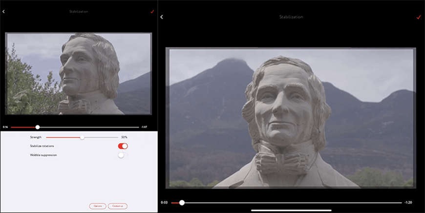 Use your iPhone to stabilize your video