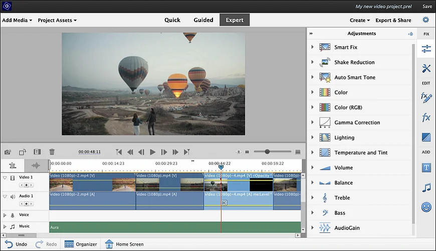 Adobe Premiere Elements - a handy video editor for content creators