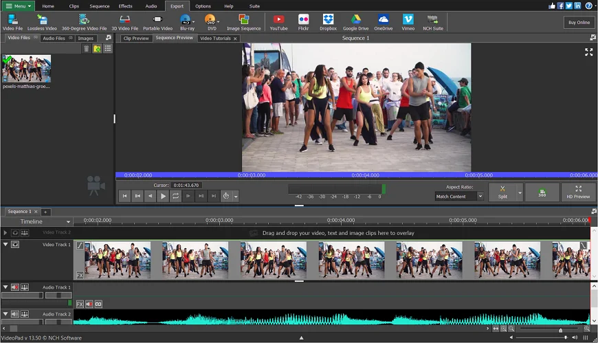 Edit your videos in a jiff with VideoPad Video Editor
