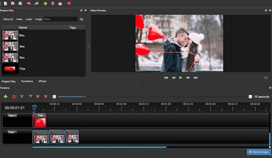 Use OpenShot to edit a video on a Windows 11-based PC