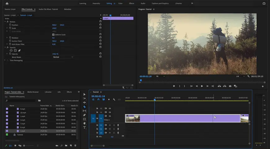 Essayez de monter vos vidéos dans Adobe Premiere