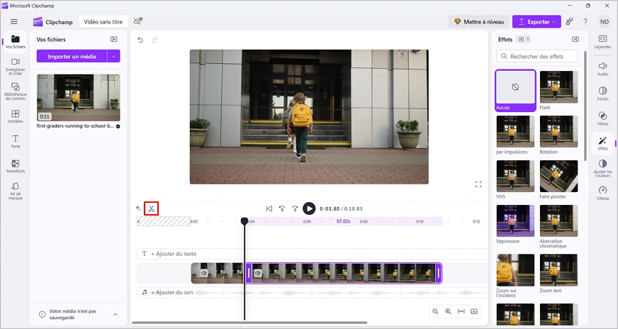 Utilisez Clipchamp pour couper vos vidéos