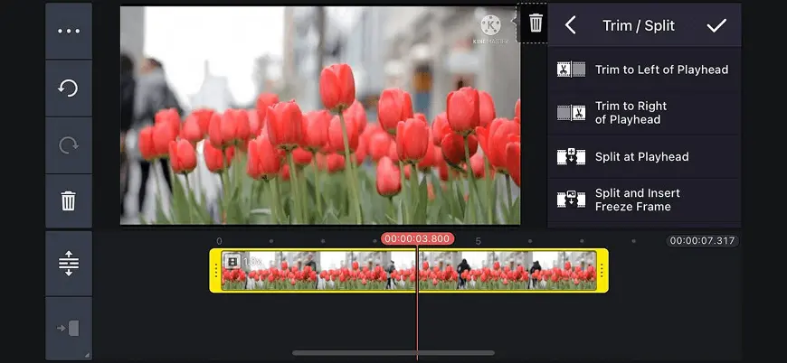 Coupez vos clips en utilisant KineMaster