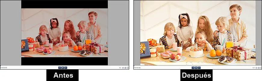 Cómo mejorar la calidad de vídeo: antes y después