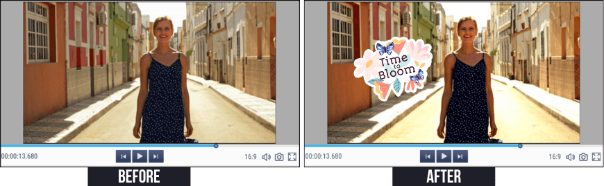 How to edit an MP4 video - before and after