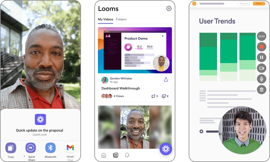 Record video call on the go with Loom for Android