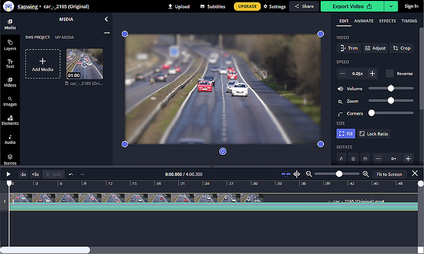 Use this handy online video editor