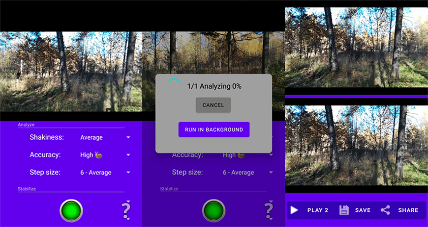 Fix shaky footage with your Android phone