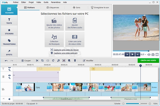 Utilisez Clipify pour créer des films automatiquement